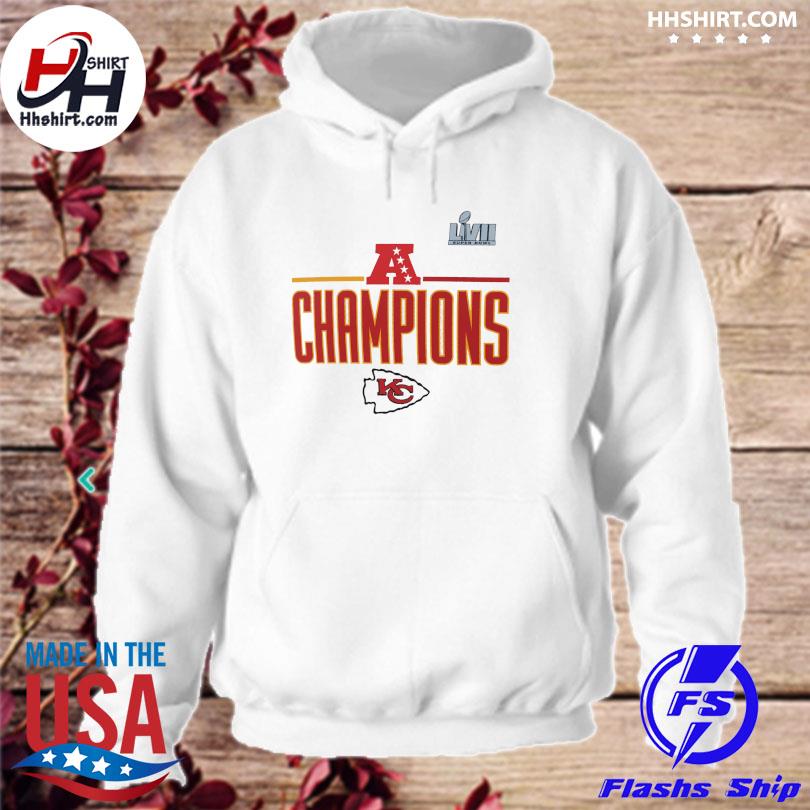 Men's Nike White Kansas City Chiefs 2022 AFC Champions Roster Long Sleeve  T-Shirt