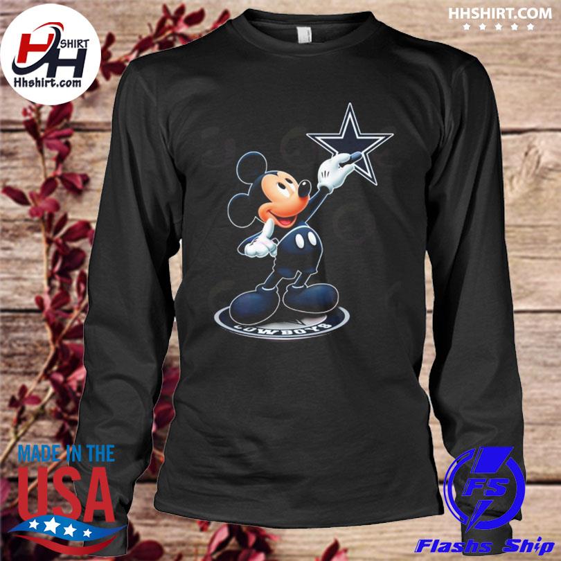 Disney Mickey Mouse Love Dallas Cowboys 2023 T Shirt - Limotees