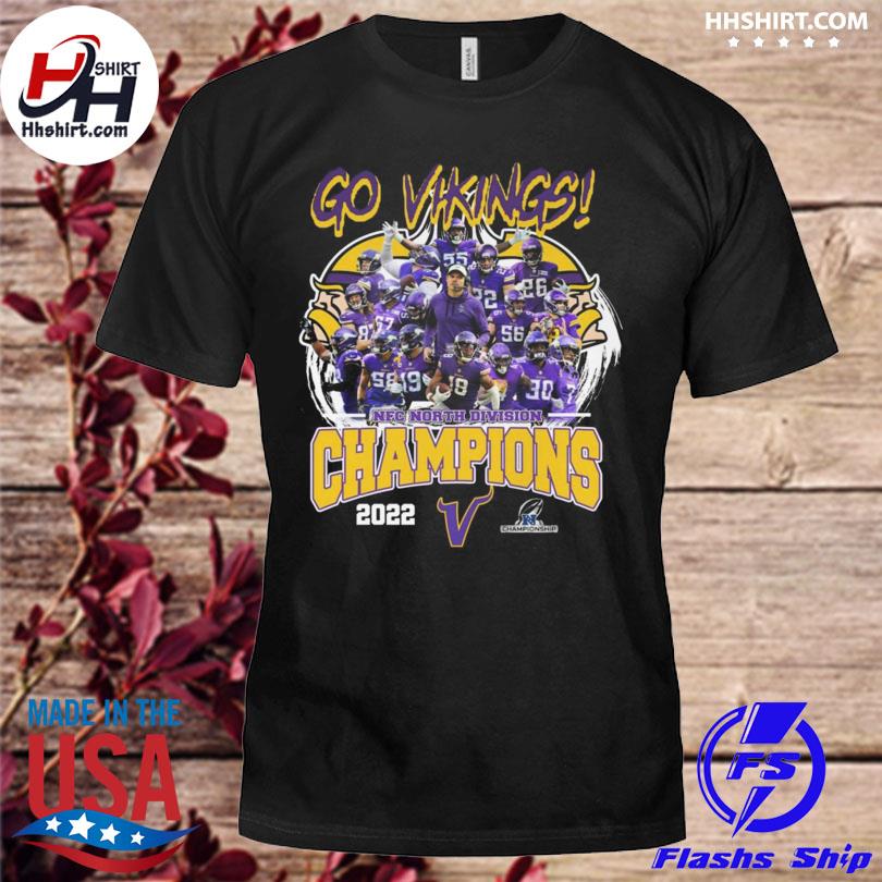 Go Minnesota Vikings Nfc North Division Champions 2022 Long Sleeve Shirt,  hoodie, sweater, long sleeve and tank top