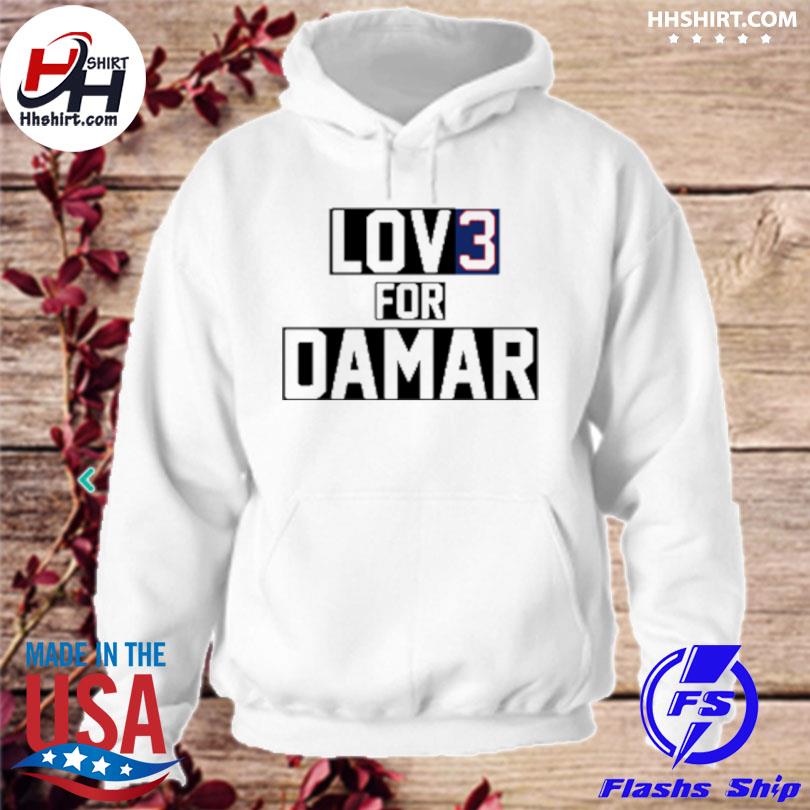 NFL Damar Hamlin Love For 3 Buffalo Bills Football T-Shirt, hoodie,  sweater, long sleeve and tank top