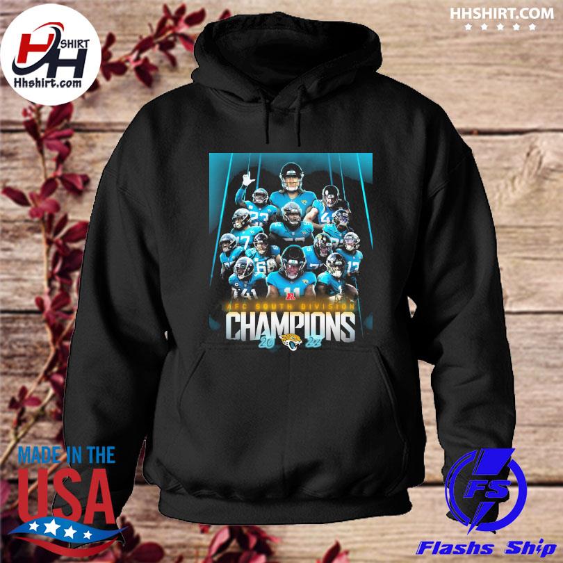 Nfl jacksonville jaguars 2022 afc south champions shirt, hoodie, sweater,  long sleeve and tank top