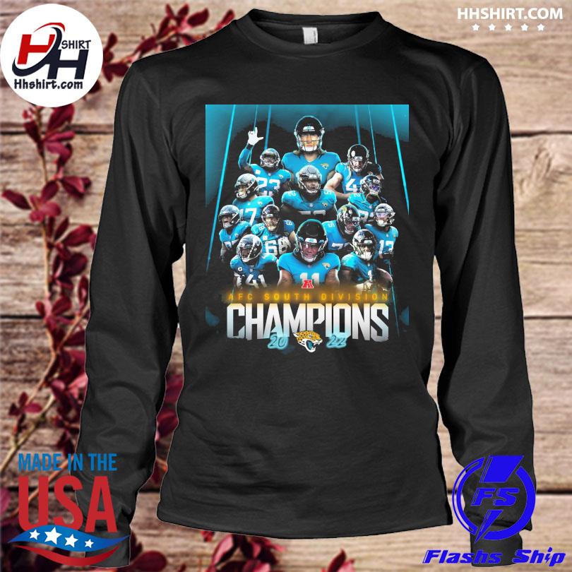 The Jacksonville Jaguars AFC South Division Champions 2022 T-Shirt - REVER  LAVIE