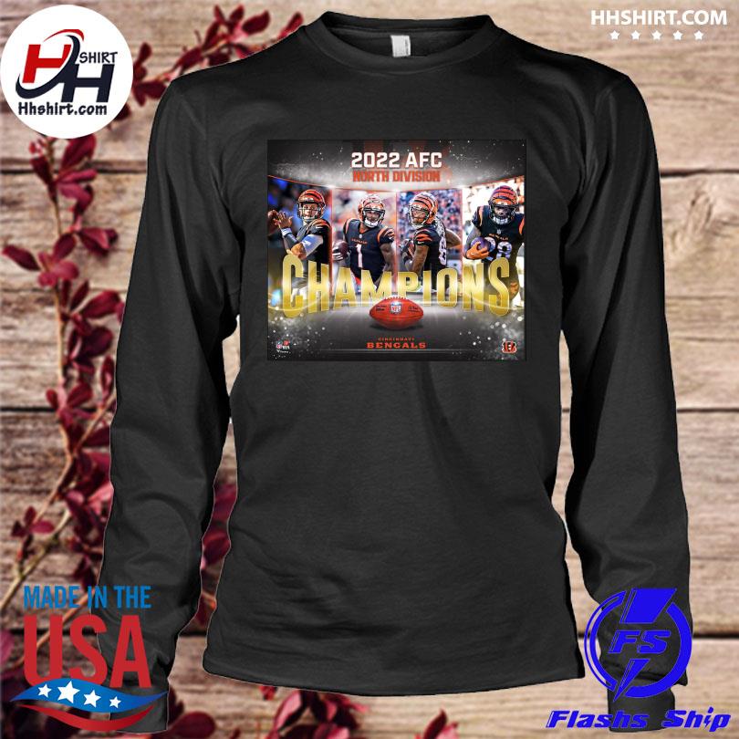 Cincinnati Bengals 2022 AFC North Division Champions shirt, hoodie,  sweater, long sleeve and tank top