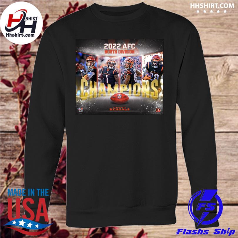 Cincinnati Bengals 2022 AFC North Division Champions Shirt, hoodie,  sweater, long sleeve and tank top