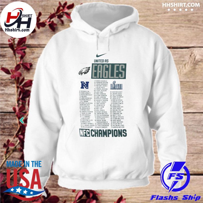 philadelphia eagles 2022 NFC Champions shirt, hoodie, longsleeve