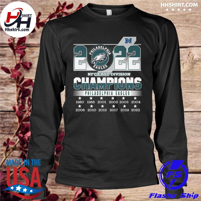 Nfc East Division Champions Philadelphia Eagles 1980-2022 Shirt