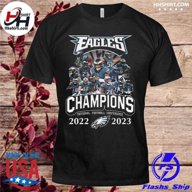 Philadelphia Eagles go Eagles 2022 National football conference champions  shirt, hoodie, sweater, long sleeve and tank top