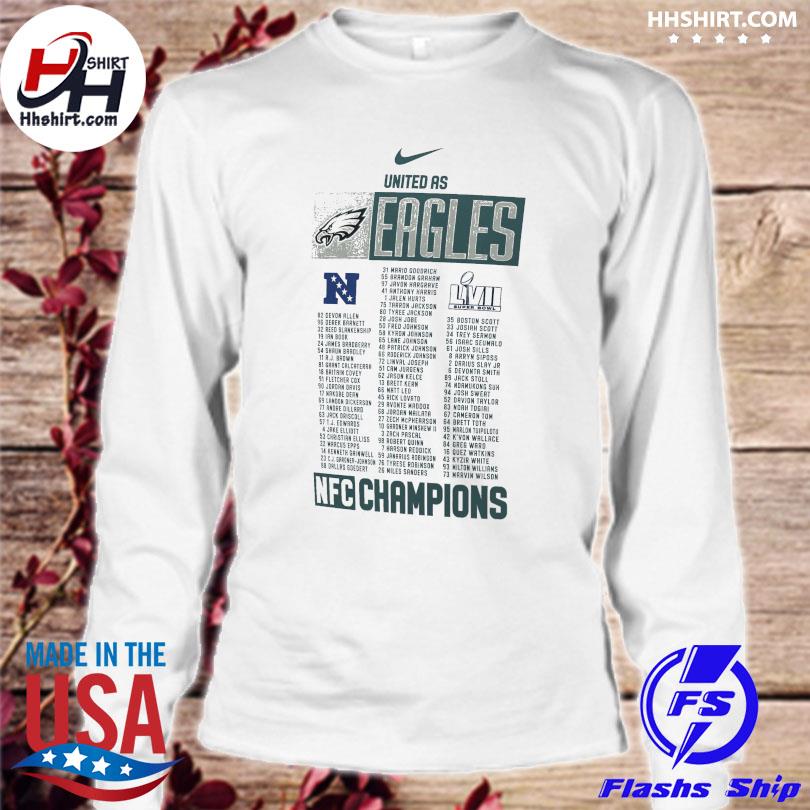 Philadelphia eagles nike 2022 nfc champions shirt, hoodie, sweater, long  sleeve and tank top