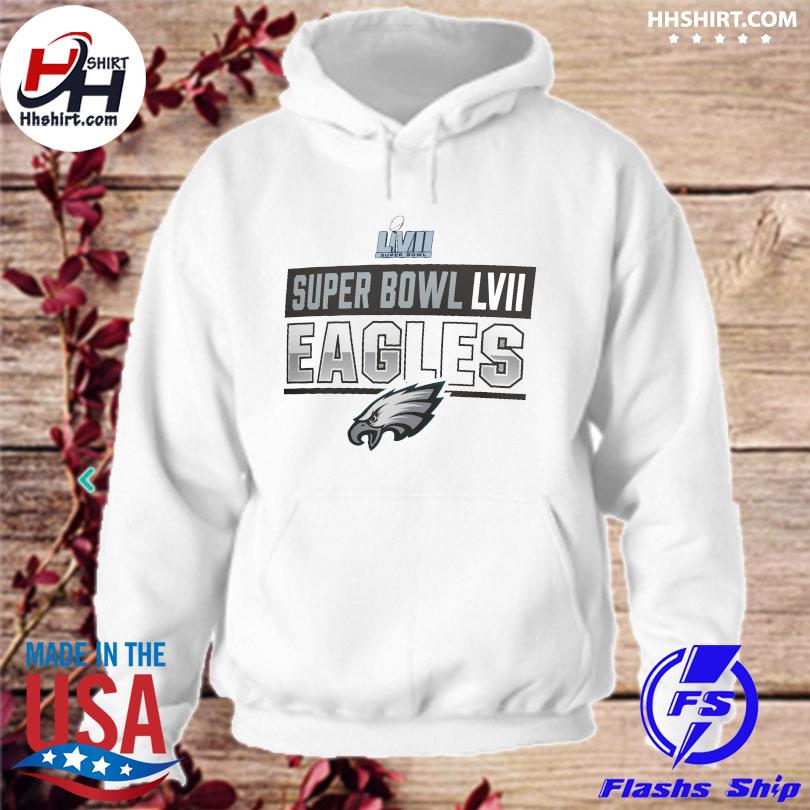 Philadelphia eagles super bowl lvii custom name & number 2023 shirt,  hoodie, sweater, long sleeve and tank top