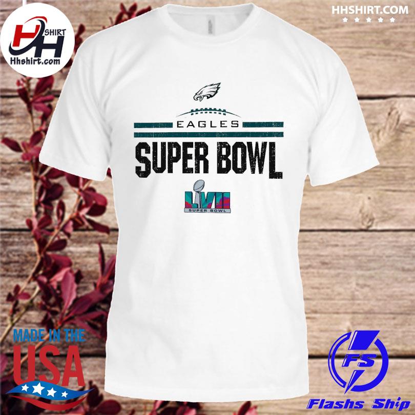 Philadelphia eagles super bowl lvii goal line stand raglan shirt