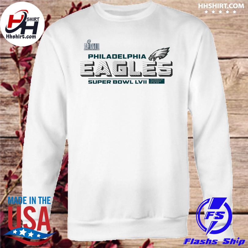 Philadelphia Eagles Super Bowl LVII Vivid Striations logo shirt