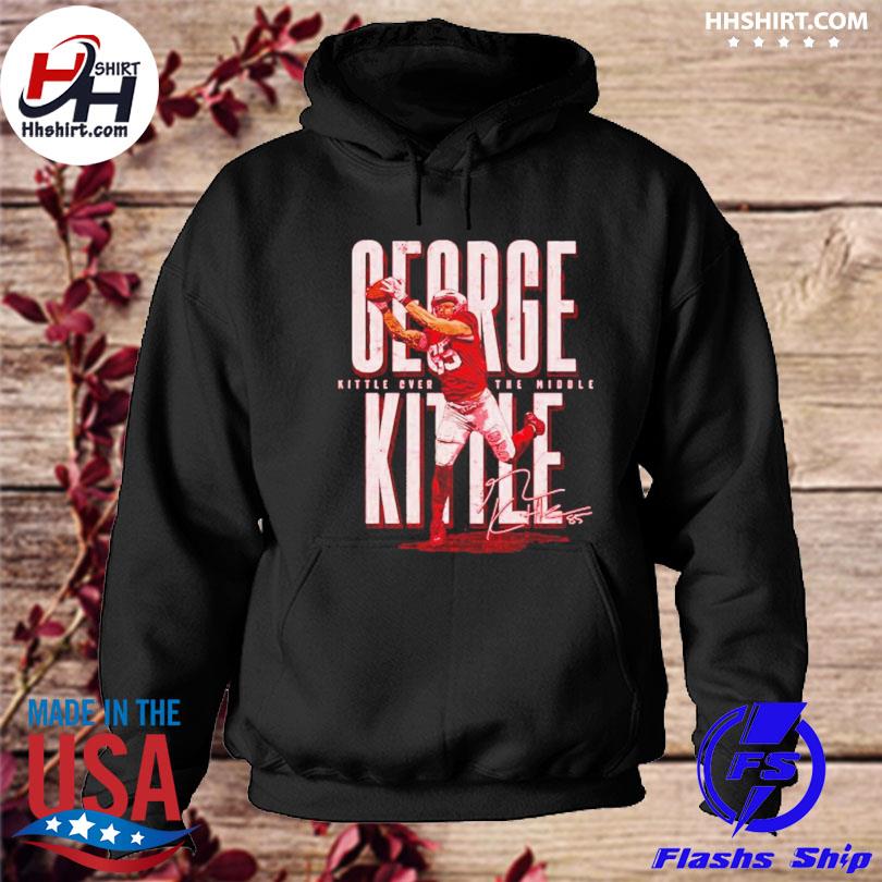 George Kittle Over The Middle 2023 T-shirt, hoodie, sweater, long sleeve  and tank top