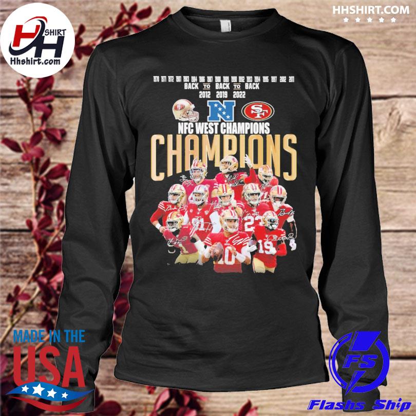 NFC West champions San Francisco 49ers back to back to back