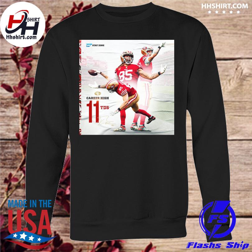 San Francisco 49ers MCCaffrey Samuel Garoppolo And Brock Purdy 2022 NFC  West Champions Signatures T-shirt - Kaiteez