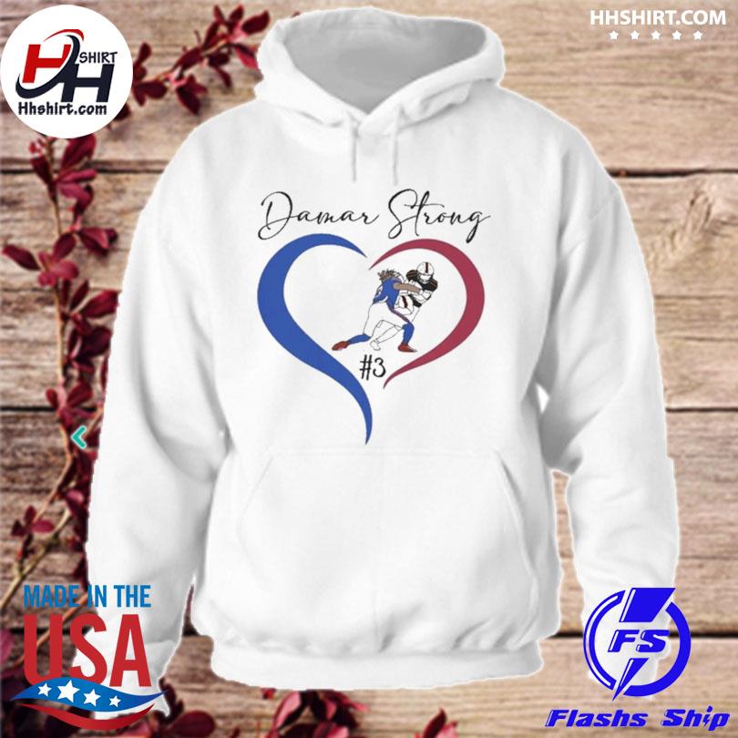 Damar Hamlin Vintage 90s Style Sweatshirt, Pray For Damar Hamlin