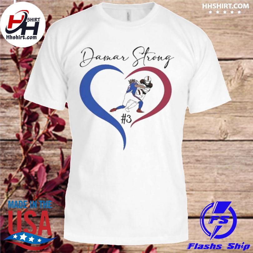 Pray For Damar Hamlin T-Shirt, Vintage Damar Hamlin Shirt - Ink In