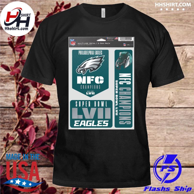 Wincraft philadelphia eagles 2022 nfc champions three-pack shirt