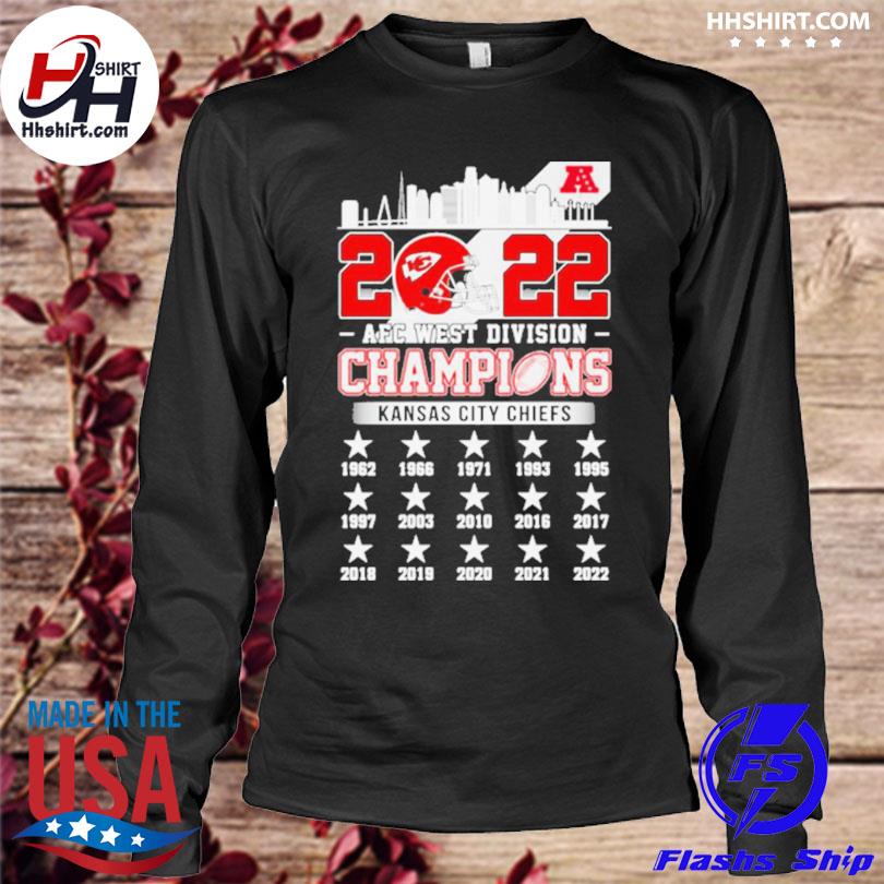 Kansas City Chiefs Go Chiefs 2022 Afc West Division Champions T-shirt,  hoodie, sweater and long sleeve