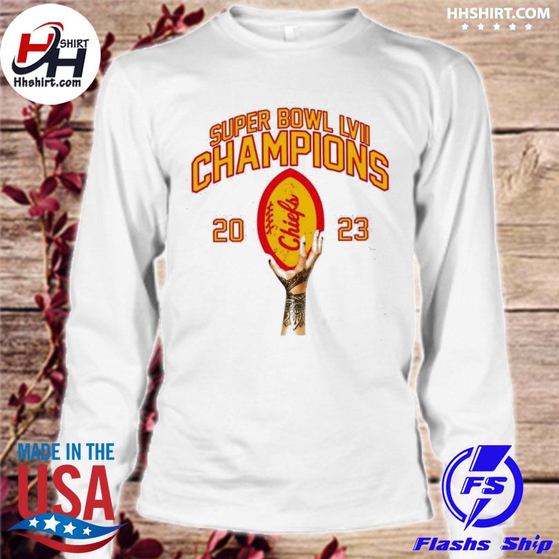 2023 Super Bowl LVII Champions x Rihanna x Kansas City Chiefs Champions  Unisex T-Shirt - REVER LAVIE