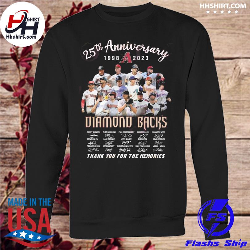 25th Anniversary 1998 - 2023 Arizona Diamondbacks Thank You For