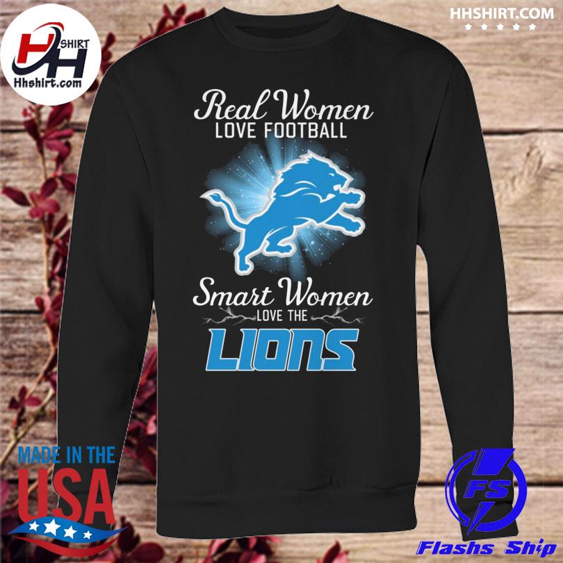 Real women love baseball smart women love the Detroit Lions 2023 shirt,  hoodie, longsleeve tee, sweater