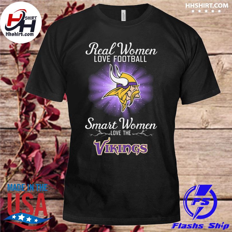 Smart Women Love Minnesota Vikings Shirt, hoodie, longsleeve