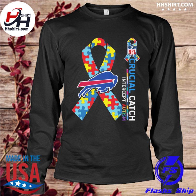 Buffalo Bills Crucial Catch Intercept Autism 2023 Shirt - Bring