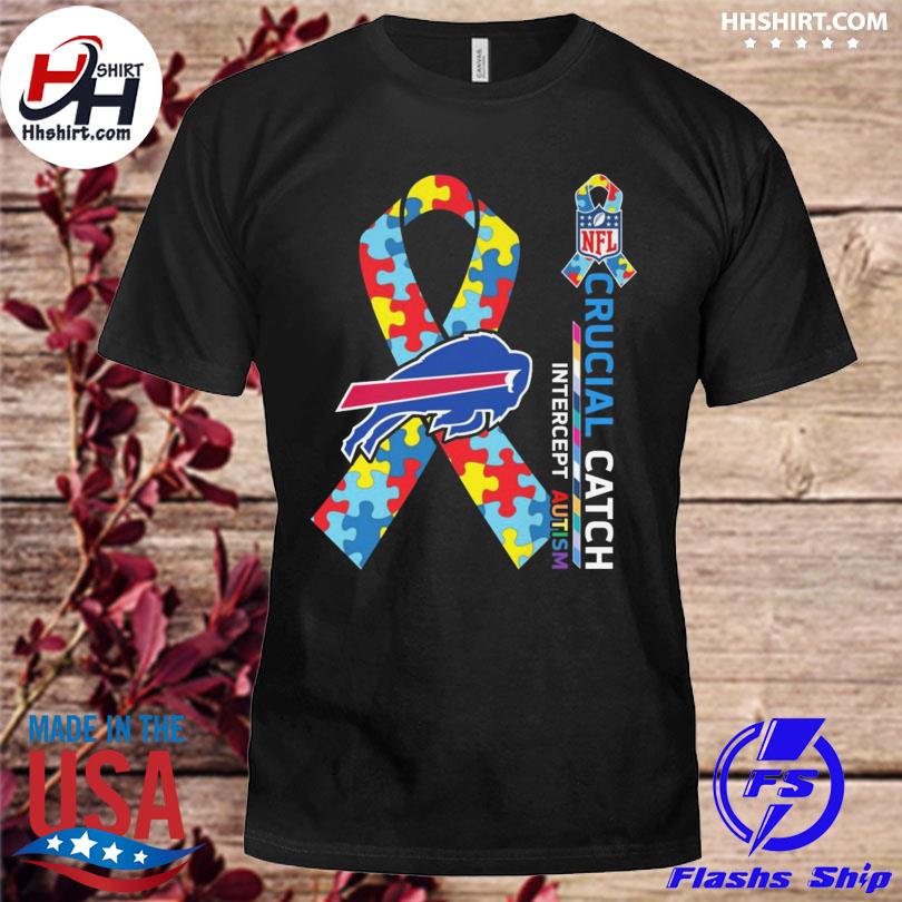 Buffalo Bills Crucial Catch Intercept Autism 2023 Shirt - Bring