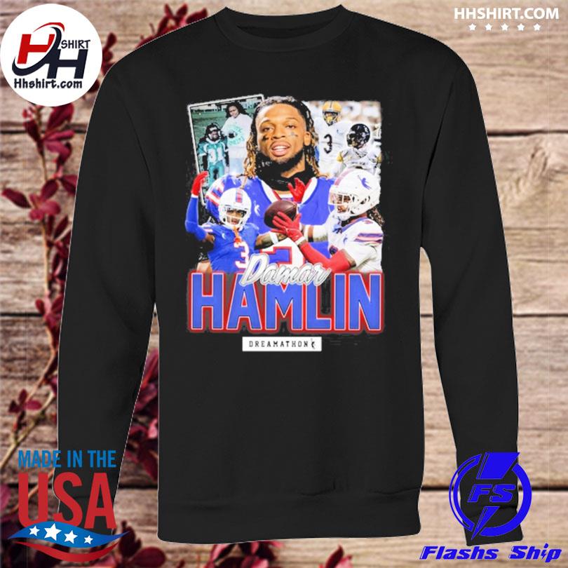 Damar Hamlin Strong Pray for 3 Show Love T-Shirt, hoodie, sweater, long  sleeve and tank top