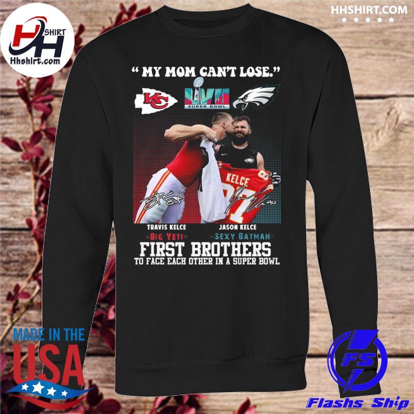 Kelce Brothers in a Super Bowl Travis Kelce Vs Jason Kelce shirt, hoodie,  sweater, long sleeve and tank top