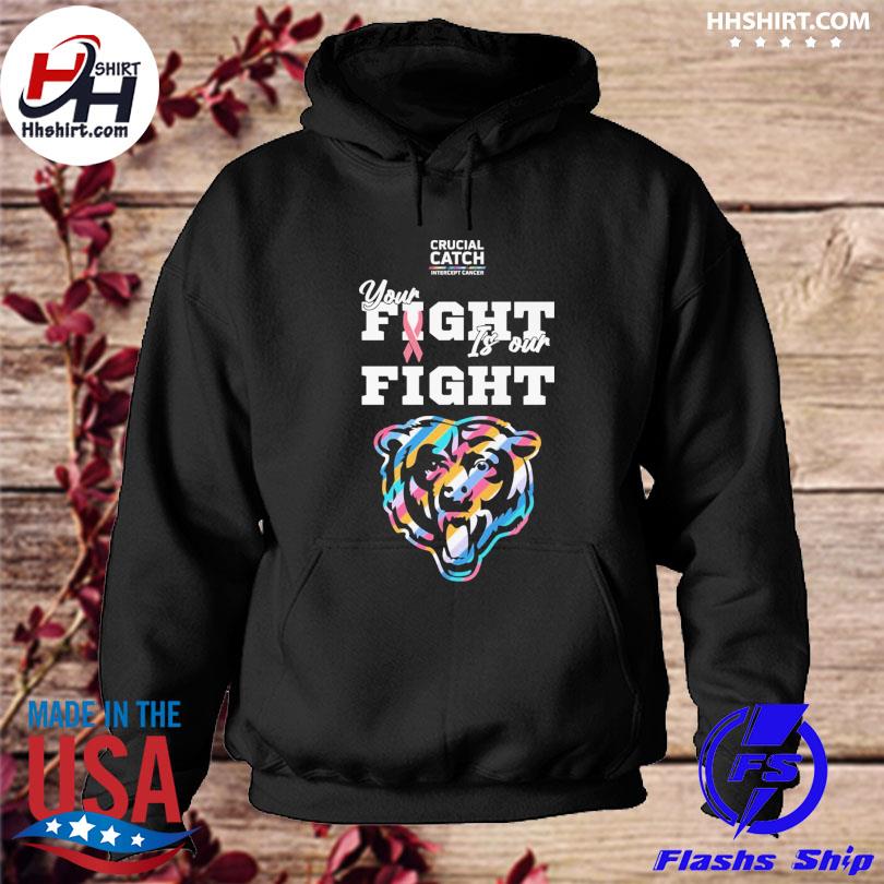 Chicago Bears crucial catch intercept cancer your fight is our