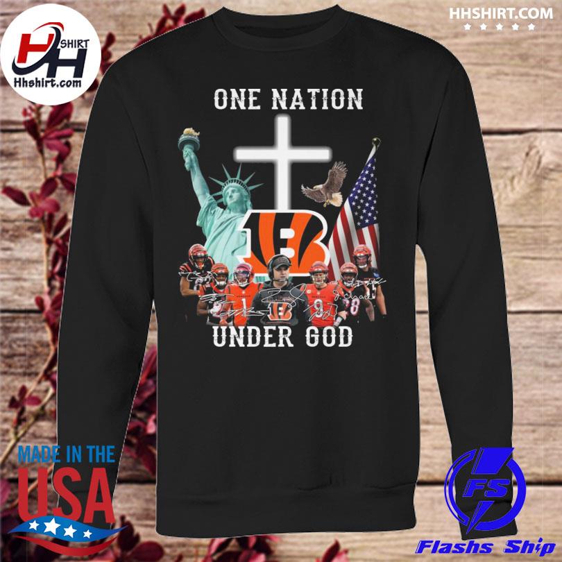 One Nation Under God Cincinnati Bengals Tee Design 3D T Shirts For