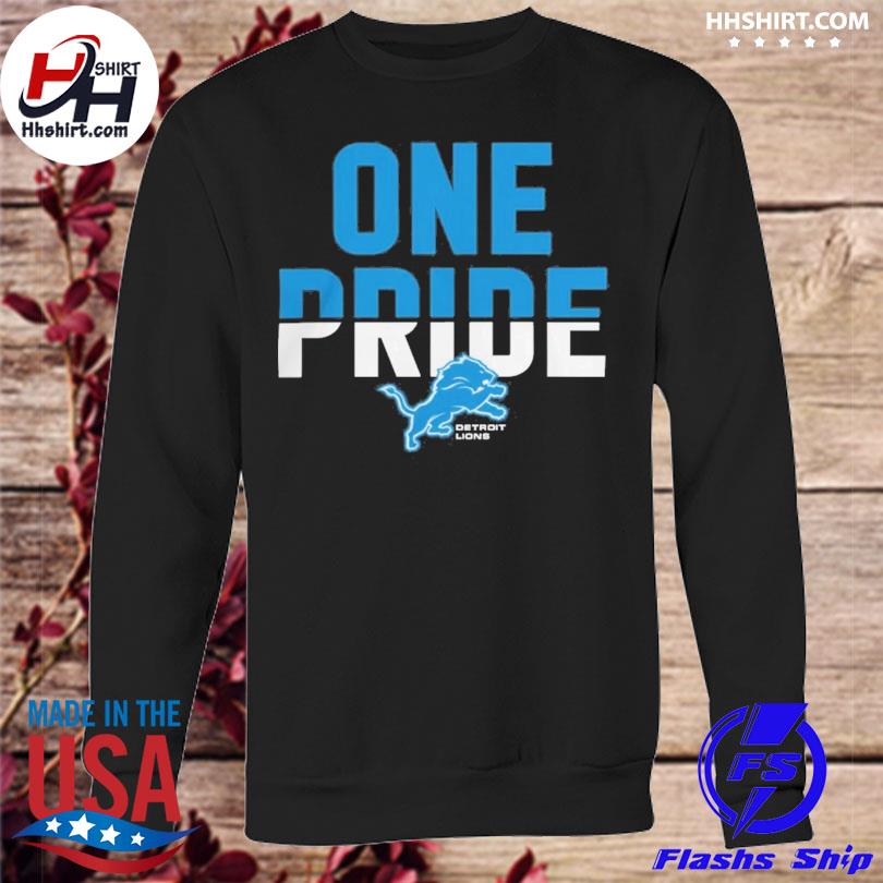 Detroit Lions one pride shirt, hoodie, sweater, long sleeve and tank top