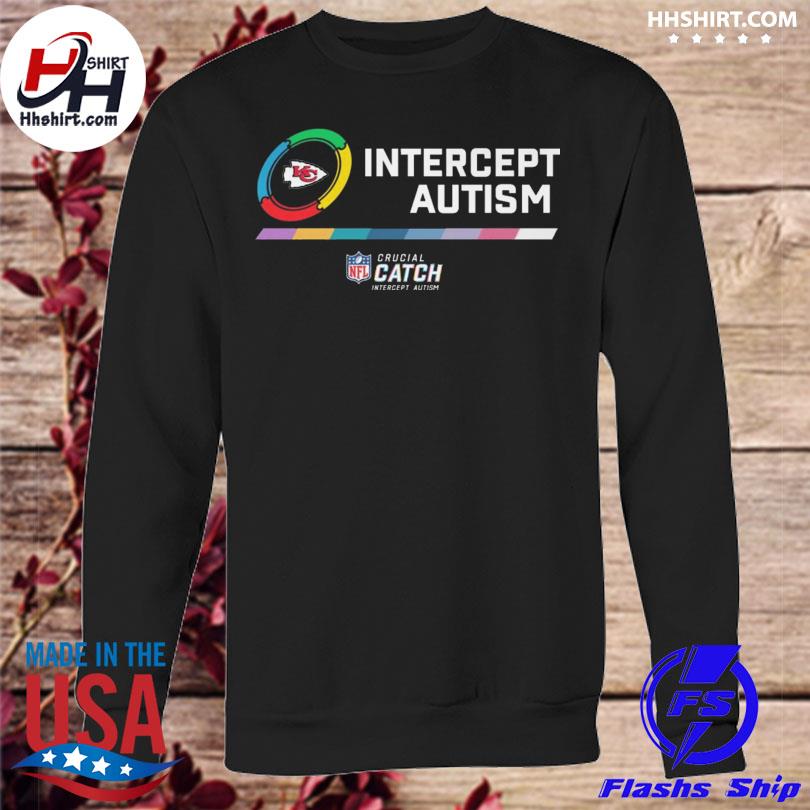 Kansas city Chiefs crucial catch intercept autism shirt, hoodie, sweater,  long sleeve and tank top