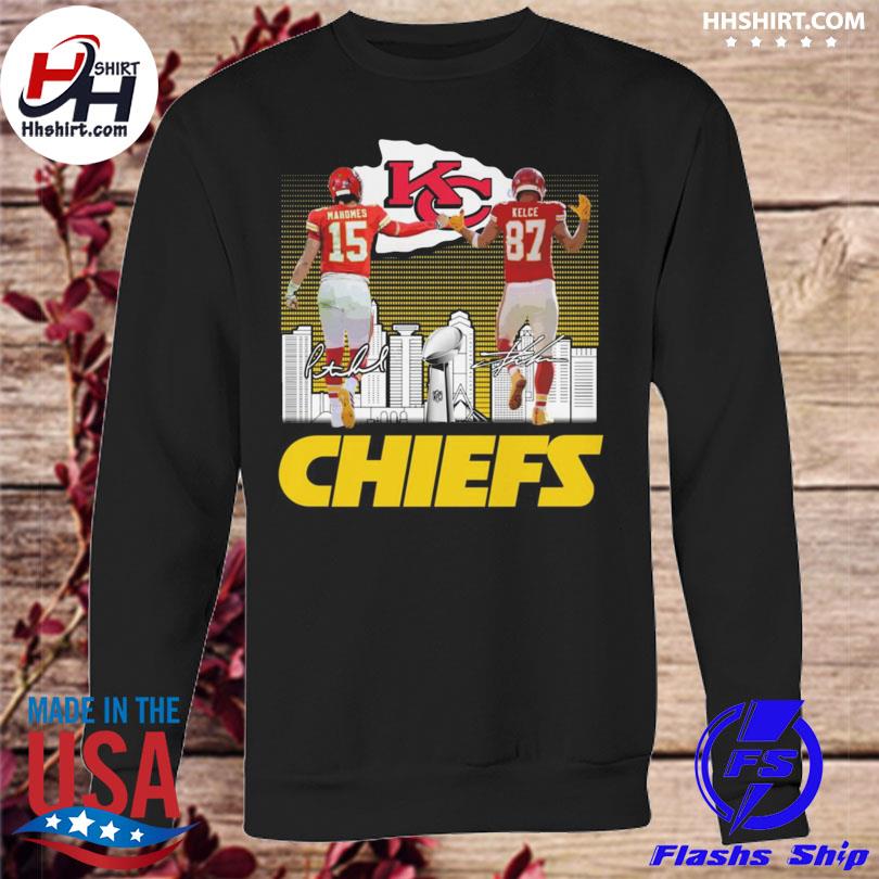 Funny patrick Mahomes and Travis Kelce Kansas City Chiefs signed T-Shirt,  hoodie, sweater, long sleeve and tank top