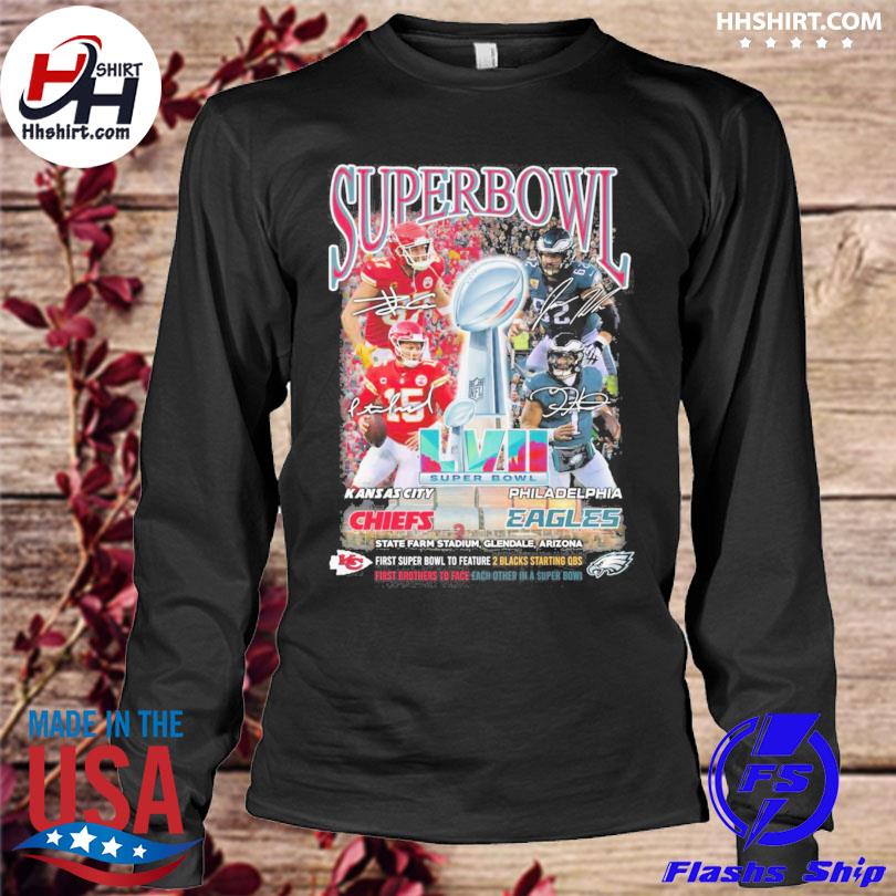 Kansas City Chiefs vs. Philadelphia Eagles Super Bowl LVII 21 February 2023  shirt - Peanutstee