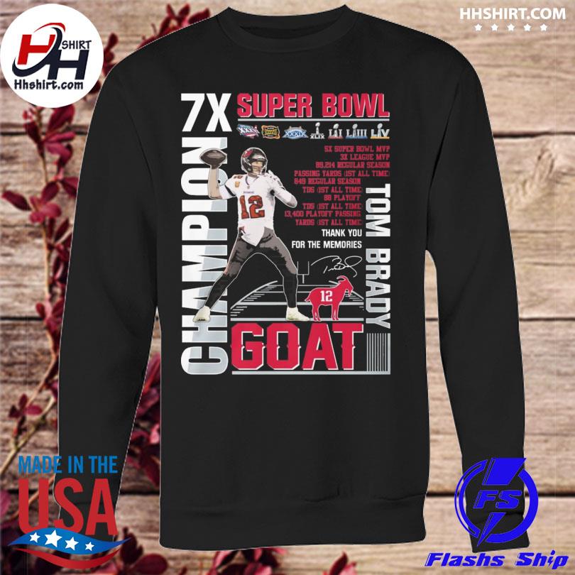 Tampa Bay Buccaneers Greatest Of All The Time Tom Brady Signature Shirt -  High-Quality Printed Brand