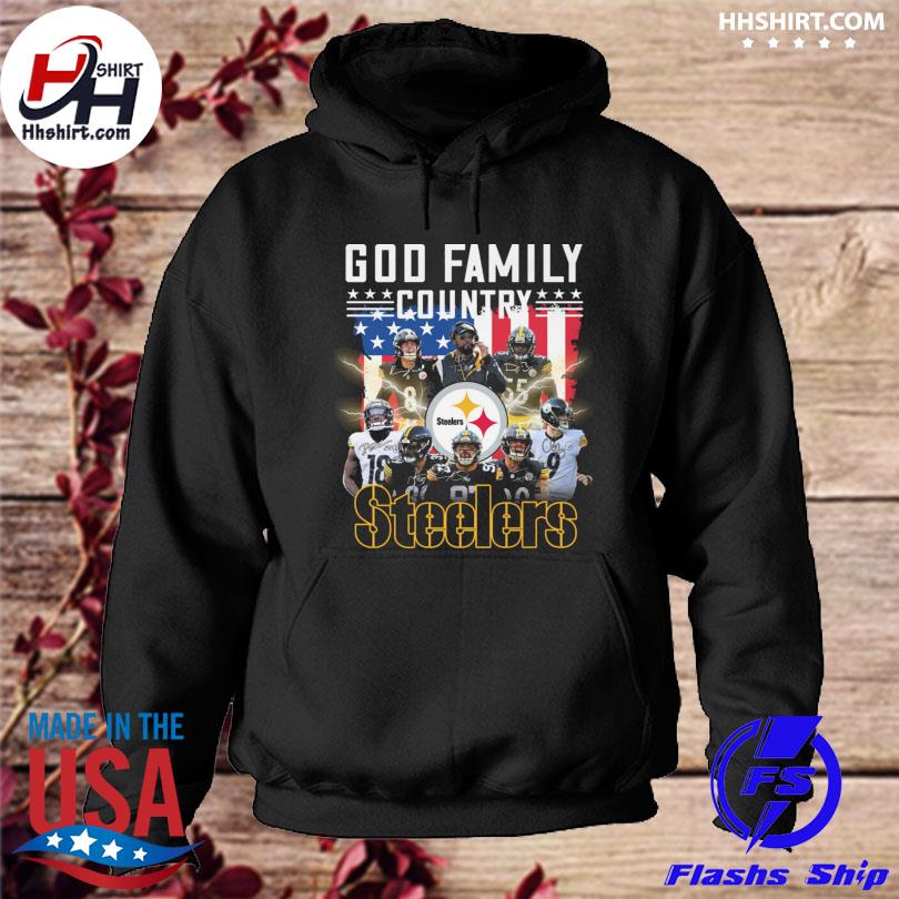 God first family second then 90 season Pittsburgh steelers shirt, hoodie,  sweater, long sleeve and tank top