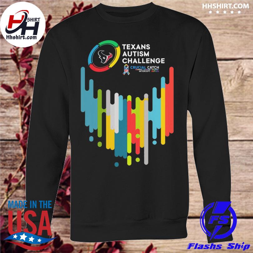 Official Houston Texans Autism Challenge NFL Crucial Catch Intercept Autism  shirt, hoodie, sweater, long sleeve and tank top