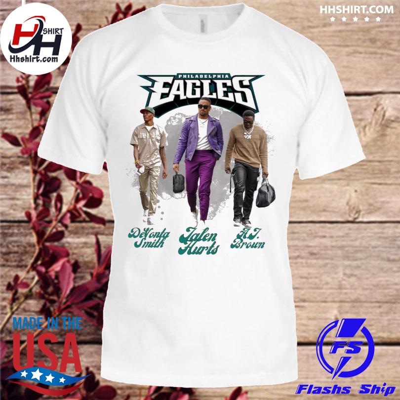 aj brown eagles shirt