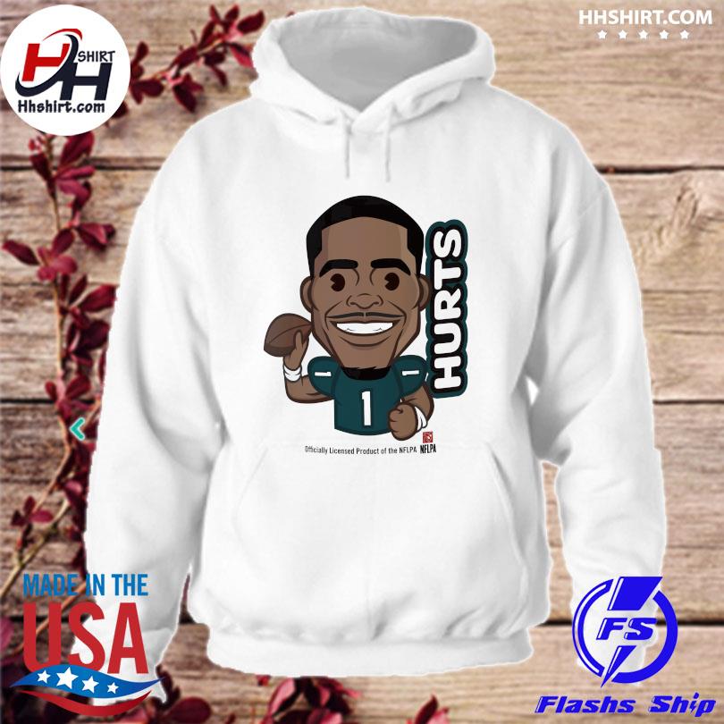 Funny philadelphia Eagles Jalen Hurts Caricature Shirt, hoodie, sweater,  long sleeve and tank top