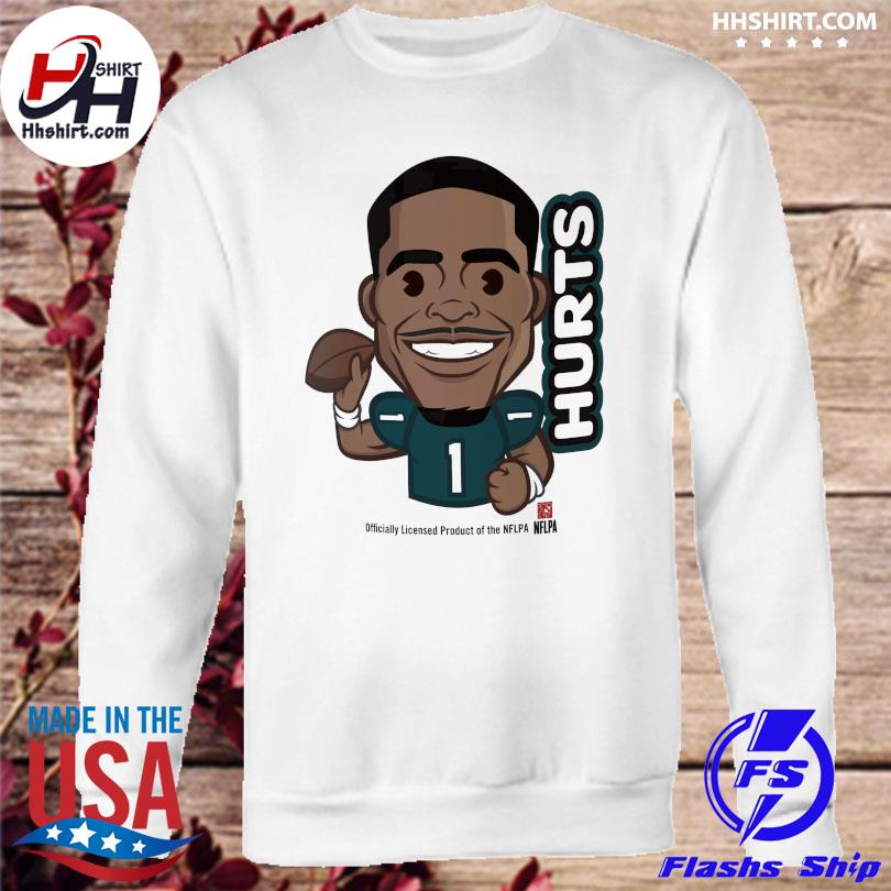 Jalen Hurts Philadelphia Eagles caricature shirt, hoodie, sweater, long  sleeve and tank top