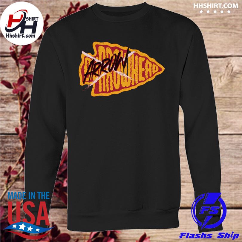 PREORDER** Kansas City Football Arrowhead Sleeve Ash Sweatshirt