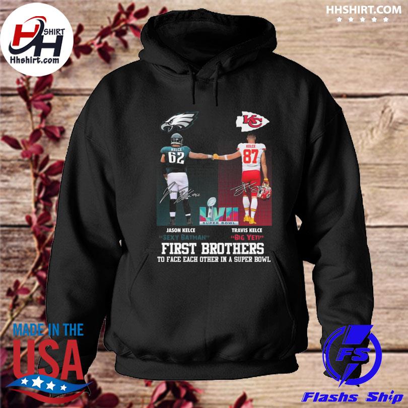 Kelce brothers super bowl Chiefs shirt, hoodie, sweater, long sleeve and  tank top