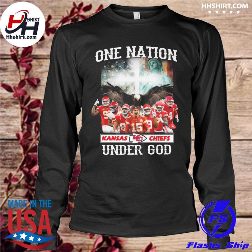 Kansas City Chiefs One Nation Under God T-shirt 