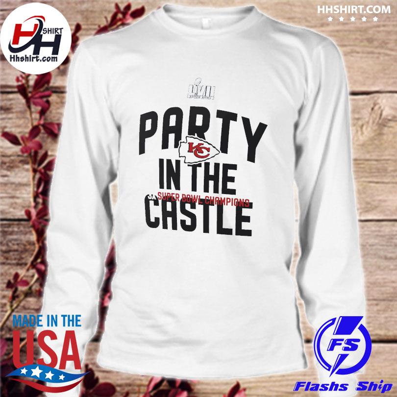 Official 2023 Kansas City Chiesf Party In The Castle 3x Super Bowl