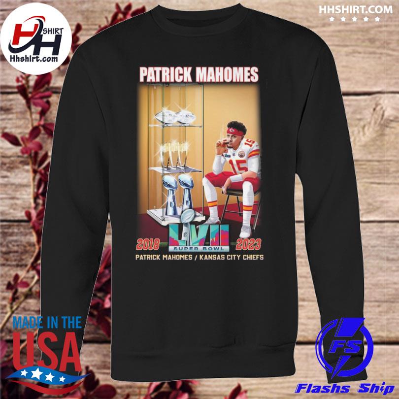 Kansas City Chiefs Patrick Mahomes 2018-2023 Super Bowl shirt