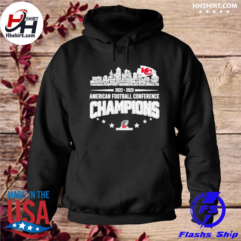 Kansas City Chiefs 2022-2023 American Football Conference Champions shirt,  hoodie, sweater, long sleeve and tank top