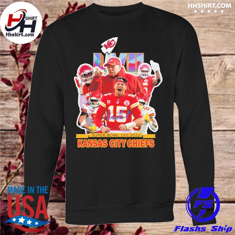 Kansas city Chiefs super bowl lvii 2023 signature shirt, hoodie