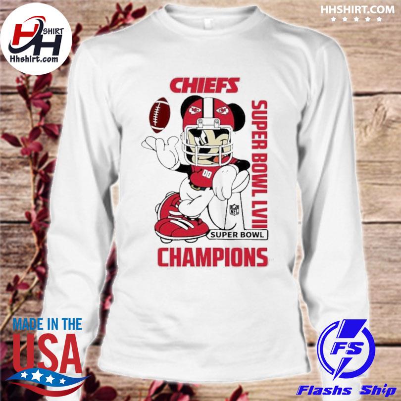 Kansas City Chiefs Mickey Mouse 2023 Super Bowl Champions shirt